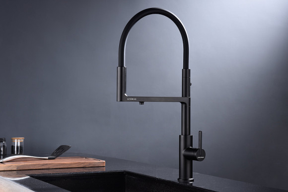 Смеситель для кухни Paulmark Tornado To213402-401 Антрацит