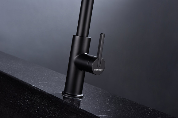 Смеситель для кухни Paulmark Tornado To213402-401 Антрацит