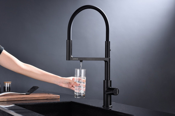 Смеситель для кухни Paulmark Tornado To213402-401 Антрацит