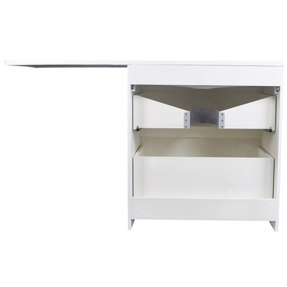 Тумба под раковину Style Line Даллас 150 СС-00002303 Белый глянец