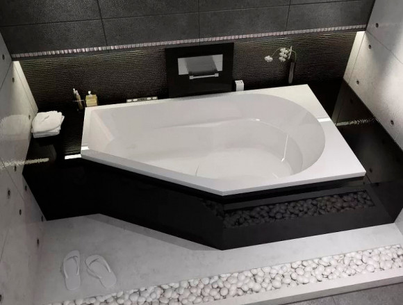 Акриловая ванна Riho Yukon 160x90 B009001005 (BA3500500000000) L без гидромассажа Акриловая ванна Riho Yukon 160x90 B009001005 (BA3500500000000) L без гидромассажа