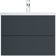 Тумба под раковину AM.PM Gem 75 M90FHX07522GM подвесная Графит матовый