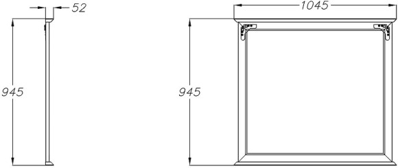 Зеркало Opadiris Кантара 105 00-00003717 Слоновая кость Зеркало Opadiris Кантара 105 00-00003717 Слоновая кость