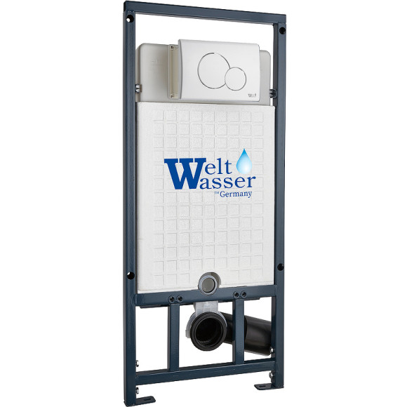 Инсталляция WeltWasser WW Marberg 507 RD WT 10000011213 для унитаза с Белой матовой клавишей смыва