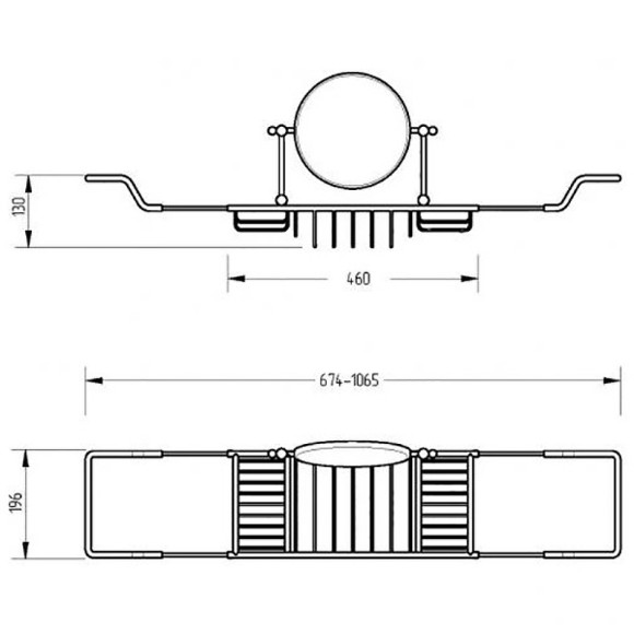 Полка корзина Migliore Complementi 22008 Бронза Полка корзина Migliore Complementi 22008 Бронза