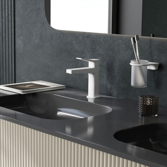 Смеситель для раковины WasserKRAFT Weil 2303 Белый матовый