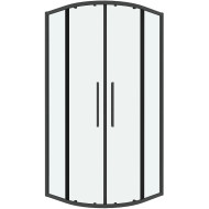 Душевой уголок Grossman Cosmo 100х100 301.K33.02.1010.42.00 профиль Графит сатин стекло прозрачное