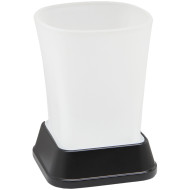 Стакан для зубных щеток WasserKRAFT Amper Black K-5428B Черный матовый