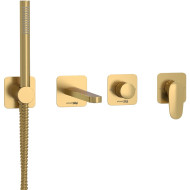 Смеситель для ванны WasserKRAFT Havel A3651.282.284.285.194.286 Золото матовое Смеситель для ванны WasserKRAFT Havel A3651.282.284.285.194.286 Золото матовое