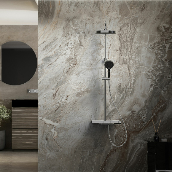 Душевая система Vincea Inspire VSFS-3I12TCH с термостатом Хром Душевая система Vincea Inspire VSFS-3I12TCH с термостатом Хром