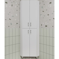 Шкаф пенал Style Line Веер 65 ЛС-00002327 угловой Белый глянцевый