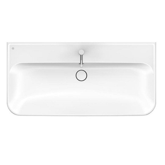 Тумба с раковиной Burgbad Iveo 100 SFEN100F2834G0161C0001*1 подвесная Фланелевый дуб