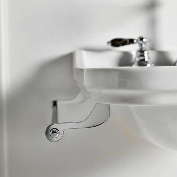 Раковина Kerasan Waldorf 60 4140K1bi/cr*1 Белая Раковина Kerasan Waldorf 60 4140K1bi/cr*1 Белая