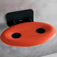 Сиденье для душа Ravak Ovo P II Orange/Black B8F0000058 Прозрачно-оранжевое Черное Сиденье для душа Ravak Ovo P II Orange/Black B8F0000058 Прозрачно-оранжевое Черное