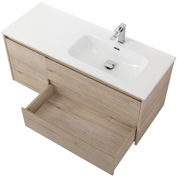 Тумба под раковину BelBagno Kraft 100 R KRAFT-1000-2C-1A-SO-RGB-R подвесная Rovere Galifax Bianco Тумба под раковину BelBagno Kraft 100 R KRAFT-1000-2C-1A-SO-RGB-R подвесная Rovere Galifax Bianco