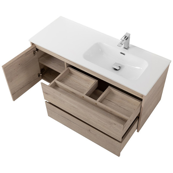 Тумба под раковину BelBagno Kraft 100 R KRAFT-1000-2C-1A-SO-RGB-R подвесная Rovere Galifax Bianco Тумба под раковину BelBagno Kraft 100 R KRAFT-1000-2C-1A-SO-RGB-R подвесная Rovere Galifax Bianco