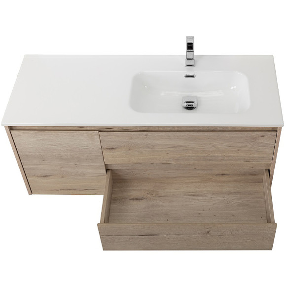 Тумба под раковину BelBagno Kraft 100 R KRAFT-1000-2C-1A-SO-RGB-R подвесная Rovere Galifax Bianco Тумба под раковину BelBagno Kraft 100 R KRAFT-1000-2C-1A-SO-RGB-R подвесная Rovere Galifax Bianco