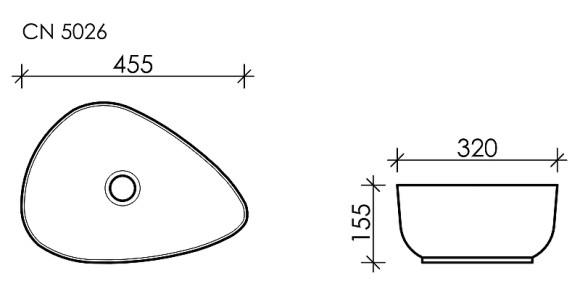 Раковина-чаша Ceramicanova Element 45 CN5026 Белая Раковина-чаша Ceramicanova Element 45 CN5026 Белая