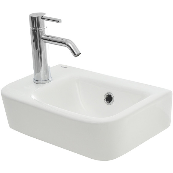 Раковина AQUAme 38 L AQM5006L Белая глянцевая Раковина AQUAme 38 L AQM5006L Белая глянцевая