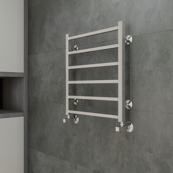 Водяной полотенцесушитель Terminus Ватикан П6 500x600 4670078544025 Хром, нижнее подключение, G 1/2" ВР Водяной полотенцесушитель Terminus Ватикан П6 500x600 4670078544025 Хром, нижнее подключение, G 1/2" ВР