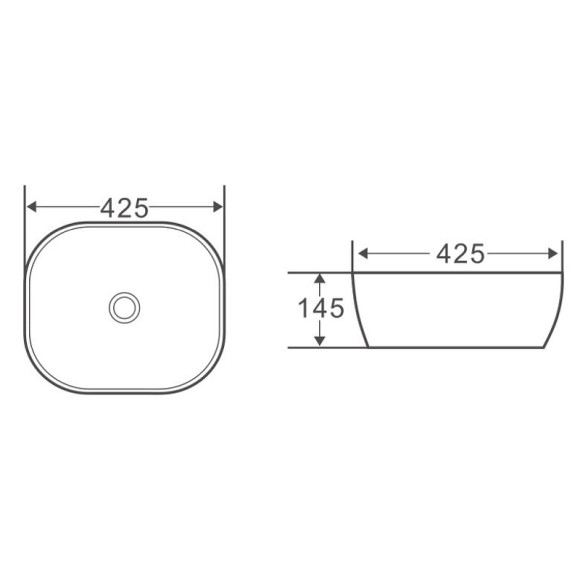 Раковина-чаша BelBagno 43 BB1301 Белая Раковина-чаша BelBagno 43 BB1301 Белая