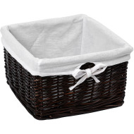 Корзина для аксессуаров WasserKRAFT Alme WB-150-S Темно-коричневая Корзина для аксессуаров WasserKRAFT Alme WB-150-S Темно-коричневая