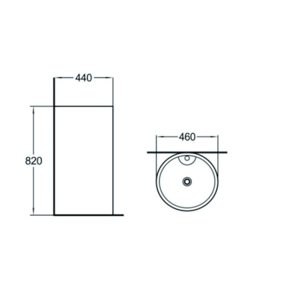 Раковина SantiLine 46 SL-4003MG Серая матовая Раковина SantiLine 46 SL-4003MG Серая матовая