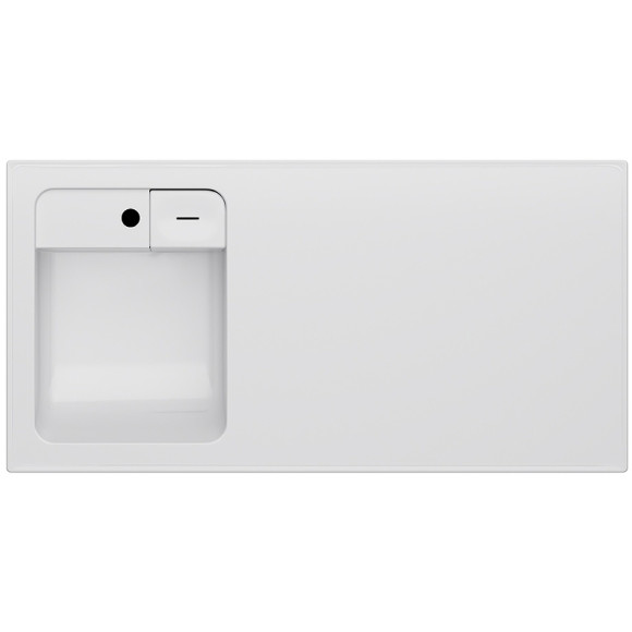 Раковина AM.PM X-Joy 100 L M85AWPL1001WG с местом под стиральную машину Белая