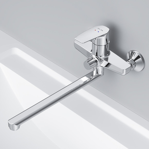 Смеситель для ванны AM.PM Gem F90A90000 универсальный Хром Смеситель для ванны AM.PM Gem F90A90000 универсальный Хром