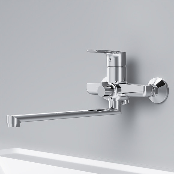 Смеситель для ванны AM.PM Gem F90A90000 универсальный Хром Смеситель для ванны AM.PM Gem F90A90000 универсальный Хром