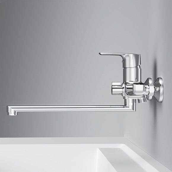 Смеситель для ванны AM.PM Gem F90A90000 универсальный Хром Смеситель для ванны AM.PM Gem F90A90000 универсальный Хром