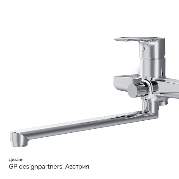 Смеситель для ванны AM.PM Gem F90A90000 универсальный Хром Смеситель для ванны AM.PM Gem F90A90000 универсальный Хром