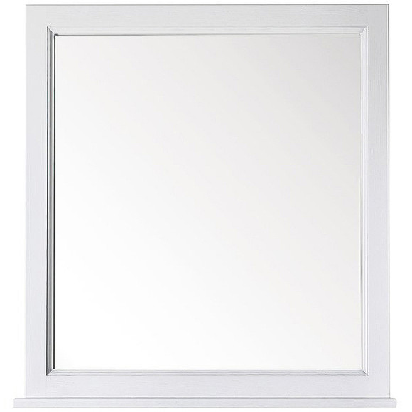 Комплект мебели для ванной ASB-Woodline Гранда 85 Белый с патиной Серебро