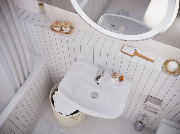 Раковина Santek Лонги 55 1WH501755 Белая