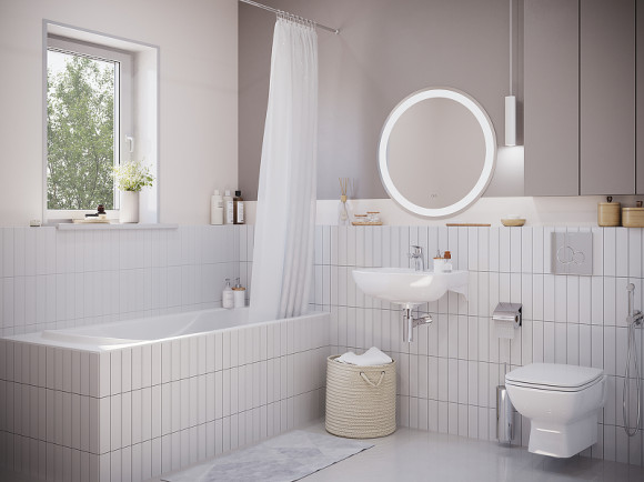 Раковина Santek Лонги 55 1WH501755 Белая