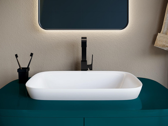 Раковина Salini Marea 59.8 02 1802202M Белая матовая Раковина Salini Marea 59.8 02 1802202M Белая матовая