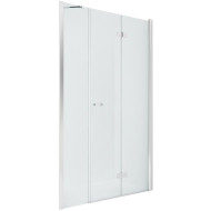 Душевая дверь New Trendy New Soleo Chrome 130 R D-0154A/D-0094B профиль Хром стекло прозрачное