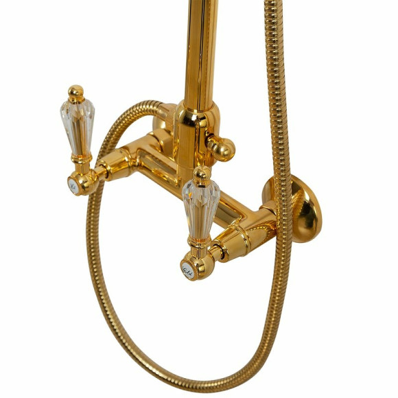 Душевая система Cezares Diamond DIAMOND-CD-03/24-Sw Золото 24 карат Душевая система Cezares Diamond DIAMOND-CD-03/24-Sw Золото 24 карат