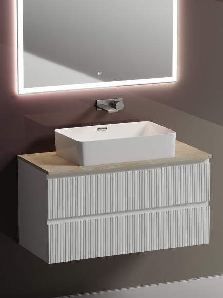 Тумба под раковину Sancos Snob T 100 SNT100W подвесная Bianco