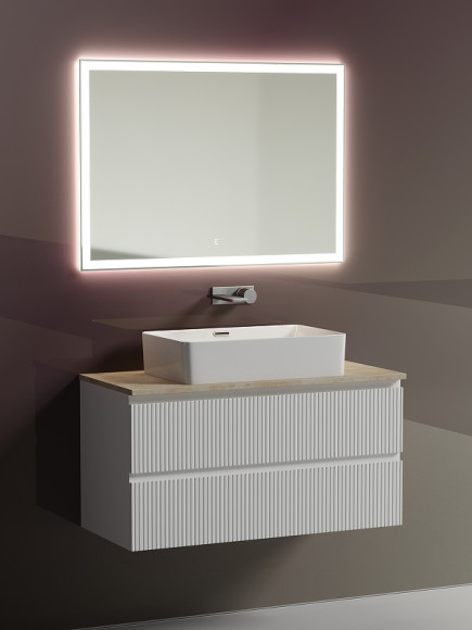 Тумба под раковину Sancos Snob T 100 SNT100W подвесная Bianco