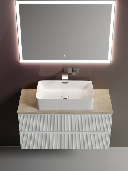 Тумба под раковину Sancos Snob T 100 SNT100W подвесная Bianco