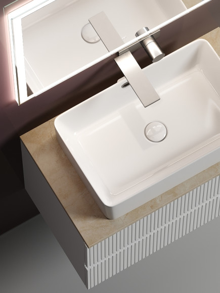 Тумба под раковину Sancos Snob T 100 SNT100W подвесная Bianco