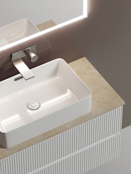 Тумба под раковину Sancos Snob T 100 SNT100W подвесная Bianco