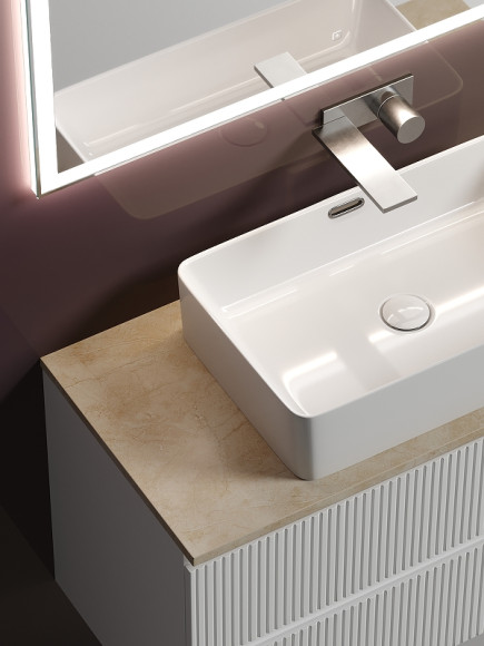 Тумба под раковину Sancos Snob T 100 SNT100W подвесная Bianco