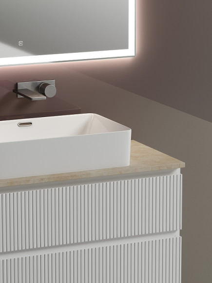 Тумба под раковину Sancos Snob T 100 SNT100W подвесная Bianco