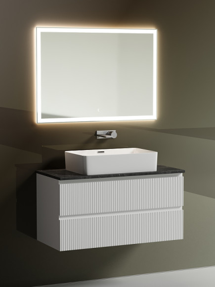 Тумба под раковину Sancos Snob T 100 SNT100W подвесная Bianco