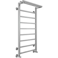 Водяной полотенцесушитель Terminus Контур П9 500х1000 4670078529749 с полкой Хром, нижнее подключение, G 1/2" ВР, с угловым соединением Водяной полотенцесушитель Terminus Контур П9 500х1000 4670078529749 с полкой Хром, нижнее подключение, G 1/2" ВР, с угловым соединением