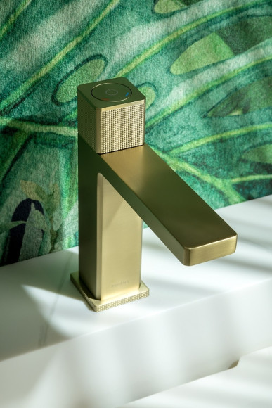 Смеситель для раковины Boheme Quad 159-MG Золото матовое