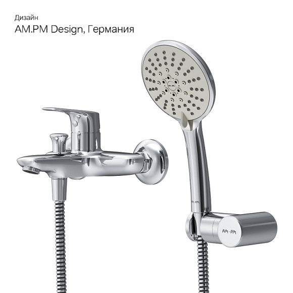 Смеситель для ванны AM.PM Joy F85E15000 Хром Смеситель для ванны AM.PM Joy F85E15000 Хром