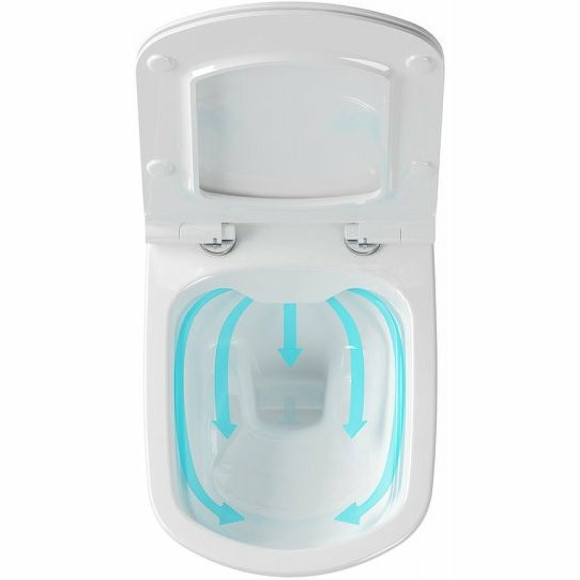 Унитаз Ravak Classic RimOFF X01671 подвесной без сиденья Унитаз Ravak Classic RimOFF X01671 подвесной без сиденья